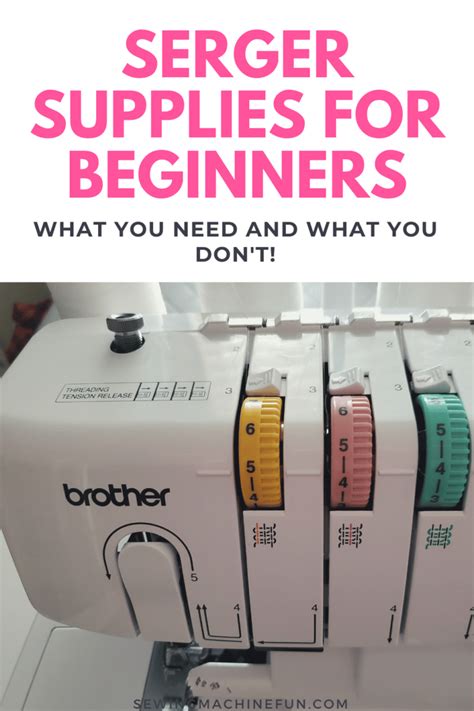 15 Basic Serger Supplies (List For Beginners Getting Started)