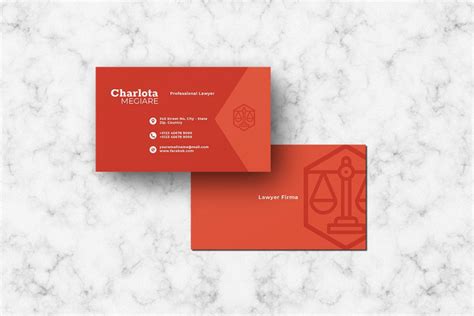 20+ Elegant Lawyer Business Card Templates – Creatisimo