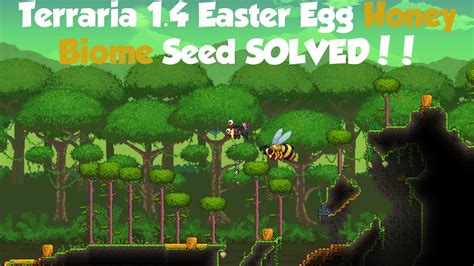 Terraria 1.4 Easter Egg Honey Biome Seed SOLVED! - YouTube