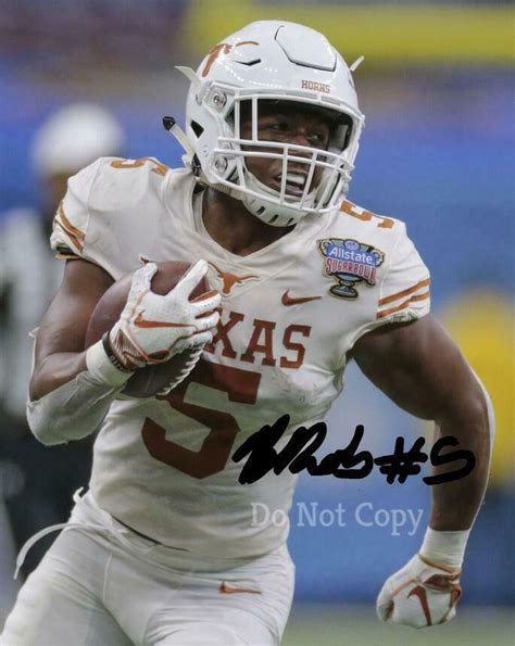 BIJAN ROBINSON SIGNED PHOTO 8X10 RP AUTOGRAPHED PICTURE TEXAS LONGHORNS