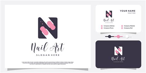 Nail polish logo design vector with creative unique style 11667834 Vector Art at Vecteezy