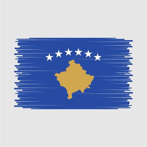 Kosovo Flag Vector 21976154 Vector Art at Vecteezy