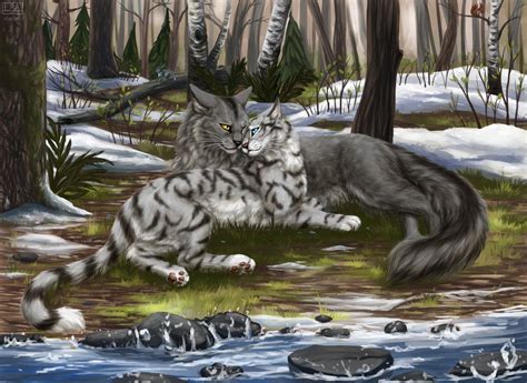 [Collab] Graystripe and Silverstream by Vialir on DeviantArt Warrior ...