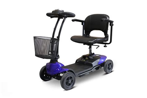 EWheels Medical Lightweight 4 Wheel Portable Mobility Scooter - Blue ...