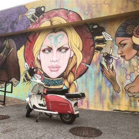 Scooters and Neighborhood Art