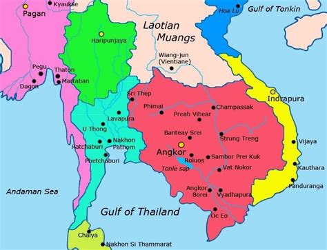 Champa kingdom in yellow before 1306 lay along the coast of presentday... | Download Scientific ...