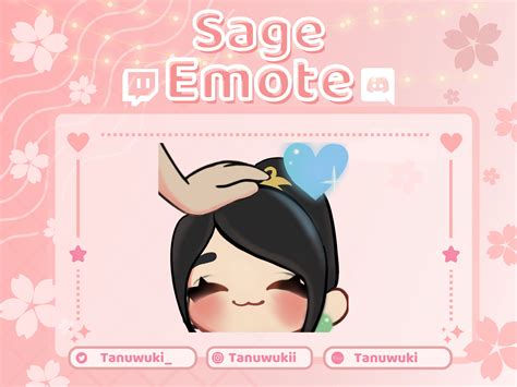 Sage Twitch Emote Anime Valorant Heal Sage Pat - Etsy