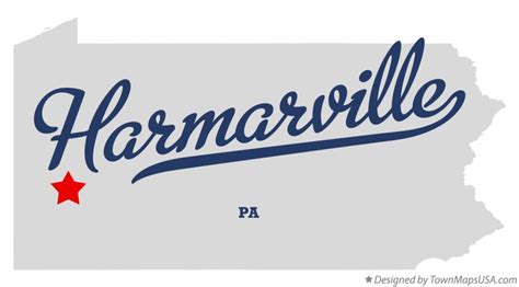 Map of Harmarville, PA, Pennsylvania