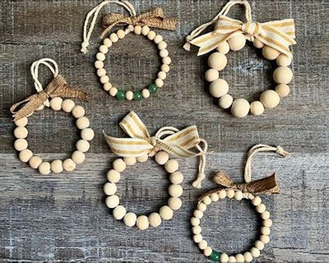 35 Stunning Wooden Bead Craft Projects - FeltMagnet