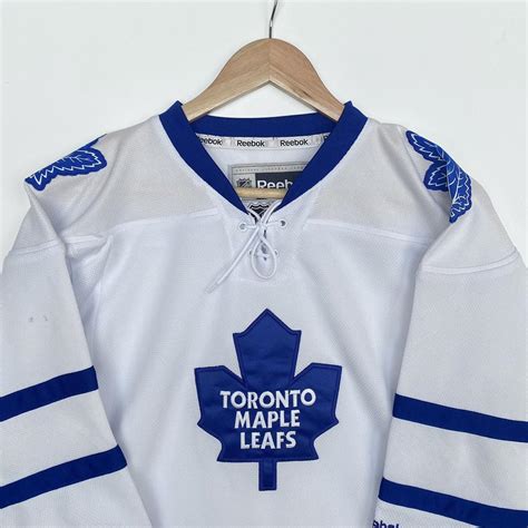 Vintage NHL Toronto Maple Leafs Jersey. White. Size... - Depop