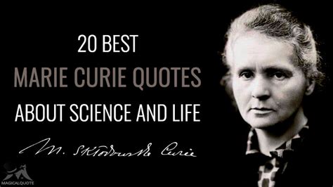 20 Best Marie Curie Quotes about Science and Life - MagicalQuote