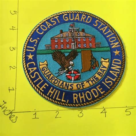 US COAST GUARD Patch USCG Station Castle Hill Rhode Island - 5/1/23 $7.99 - PicClick