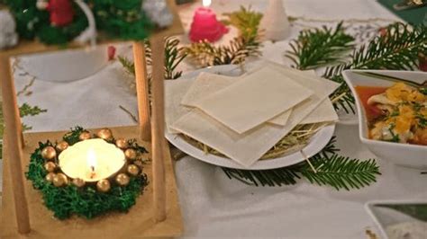 Traditional Polish Christmas Eve Dinner Table Stock Footage Video (100% ...