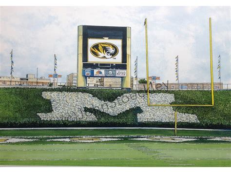 University of Missouri Tigers Football Stadium LIMITED EDITION - Etsy