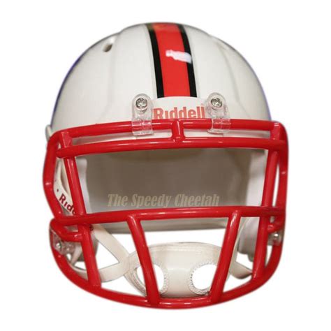 NC State Wolfpack White Tuffy Riddell Speed Mini Football Helmet – The Speedy Cheetah