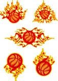 Flaming Basketball Logo stock vector. Illustration of image - 11700957