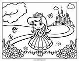 Pretty Princess Coloring Pages  Sketch Repo sketch template