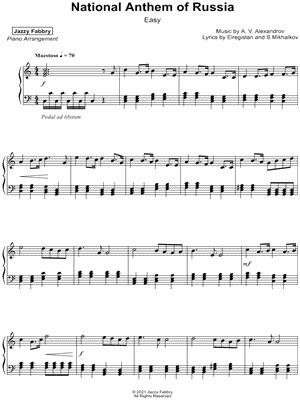 "Russian National Anthem" Sheet Music - 11 Arrangements Available ...