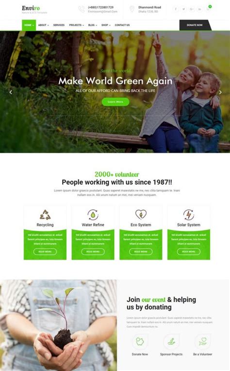 25+ Best Non-Profit Website Templates 2020 | Templatefor