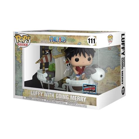 Funko Pop! Rides One Piece Luffy with Going Merry 2022 NYCC Exclusive Figure #111Funko Pop ...