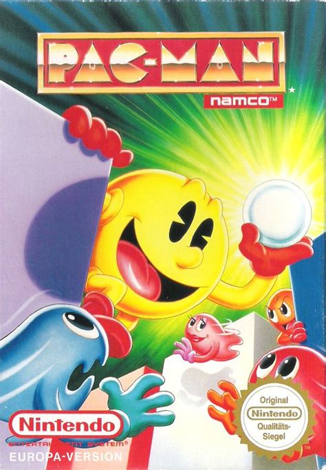 Pac-Man (1984) NES box cover art - MobyGames