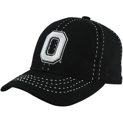 Zephyr Ohio State Buckeyes Side Show Fitted Hat - Black | Fitted hats ...