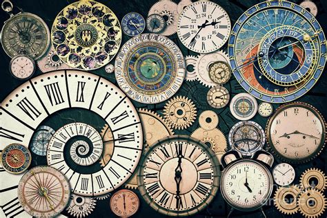 Time machine, clocks collection Photograph by Delphimages Photo Creations