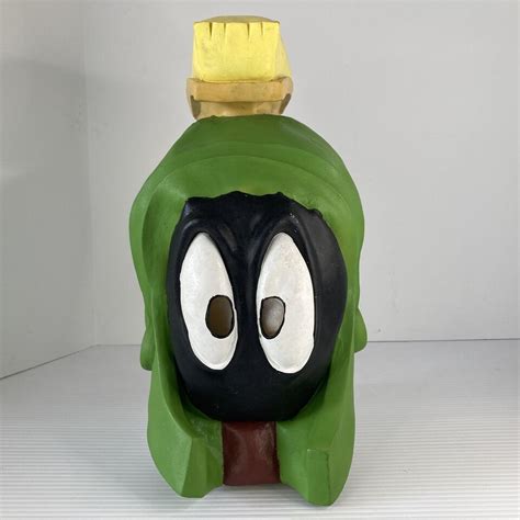 Vintage Marvin the Martian Adult Halloween Mask Looney Tunes 20th ...