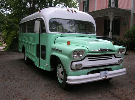 1958 Chevy Superior | School bus camper, Old school bus, Bus motorhome