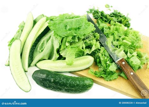 Green Vegetables Salad Stock Photo - Image: 20008230