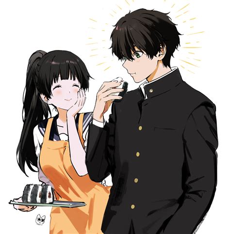 Oreki x Chitanda by mery (of course, of course :) : r/hyouka