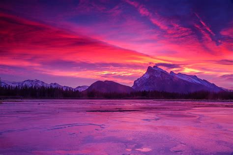 Nature's Light Show: Sunrise in Banff National Park - PentaxForums.com