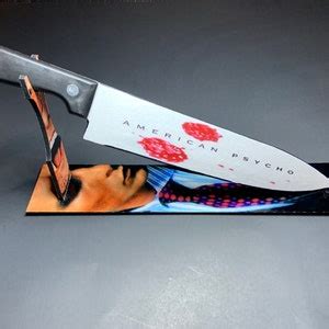 American Psycho Patrick Bateman Horror Kitchen Knife With/without ...