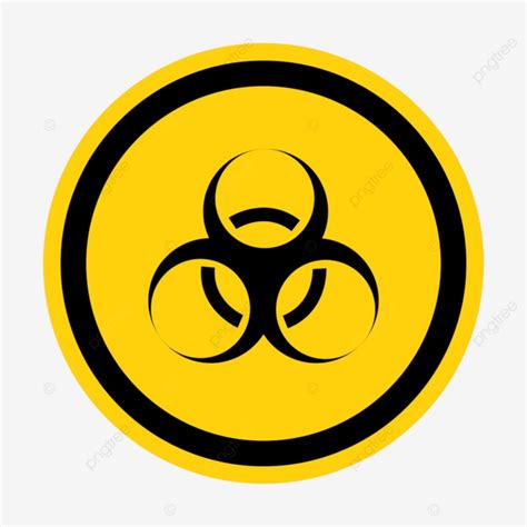 Biological Hazard Vector Art PNG, Beware Biological Hazard Symbol ...