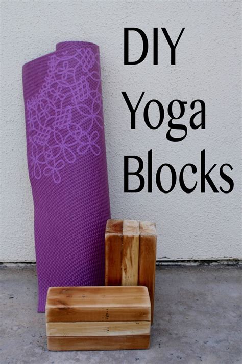 DIY Wooden Yoga Blocks | Yoga block, Diy yoga, Diy blocks