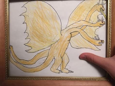 King Ghidorah Drawing at PaintingValley.com | Explore collection of ...