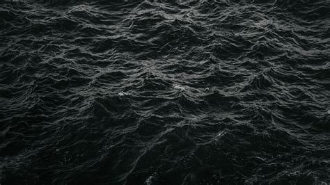 waves, ripples, water, surface, gray, 4k HD Wallpaper