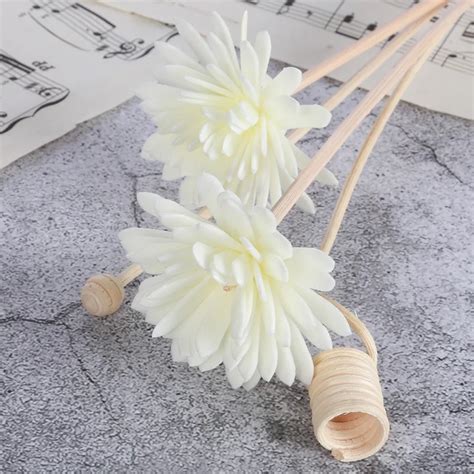 5pcs DIY Solid Color Artificial Flower Reed Diffuser Stick Handmade ...