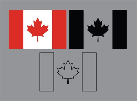 FLAG of CANADA SVG, Canadian Flag Svg Cut Files for Cricut, Maple Leaf Svg, Canada Cut Files - Etsy