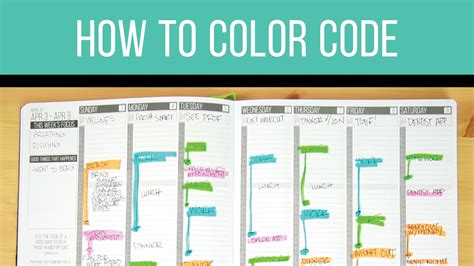 Planner Hacks: Color Coding - YouTube