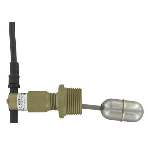 Dwyer Series L10 FLOTECT® Mini-Size Level Switch Brass Body w/304 SS Cylindrical Float, Side ...