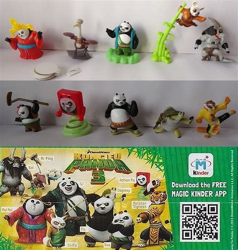 Kung Fu Panda 3 - Figures of your choice (FS276 - FS285) kinder ...