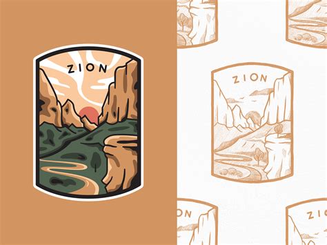 Zion National Park by Alex Spenser for syncrely on Dribbble