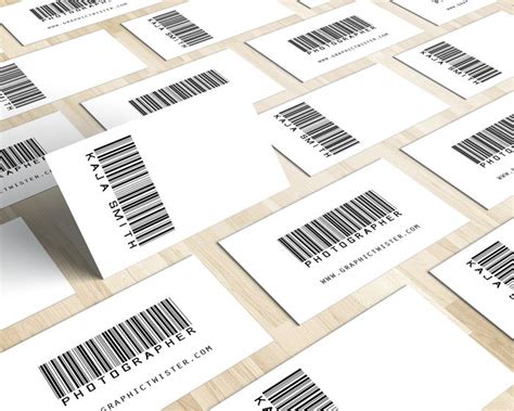 Free Barcode Business Card on: www.graphictwister.com | Free business ...