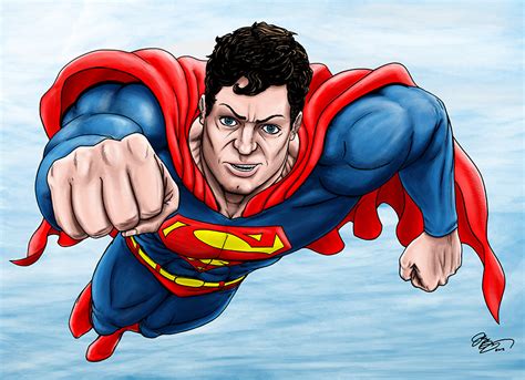 John Bunger's Sketchbook: Superman Flying *Update*