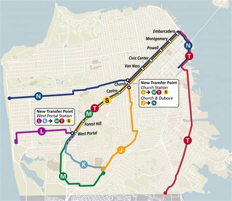 Vectorial map bus muni san francisco - klopattack