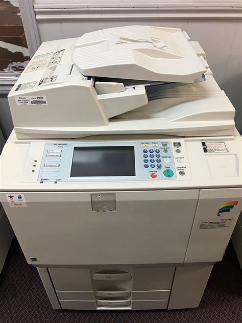 Ricoh Aficio MP C6000 High Speed 60 PPM Color Printer Copier - Great d ...