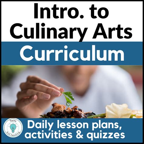 Intro to Culinary Arts Curriculum for a Semester – Intro to Culinary ...