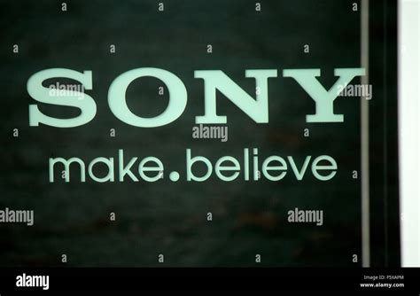 Sony make believe logo hi-res stock photography and images - Alamy