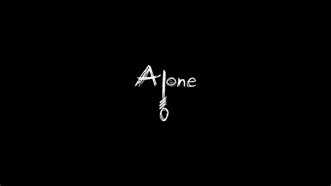 1920x1080 Alone Dark Typography 4k Laptop Full HD 1080P ,HD 4k Wallpapers,Images,Backgrounds ...